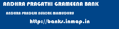 ANDHRA PRAGATHI GRAMEENA BANK  ANDHRA PRADESH NELLORE MAMUDURU   banks information 